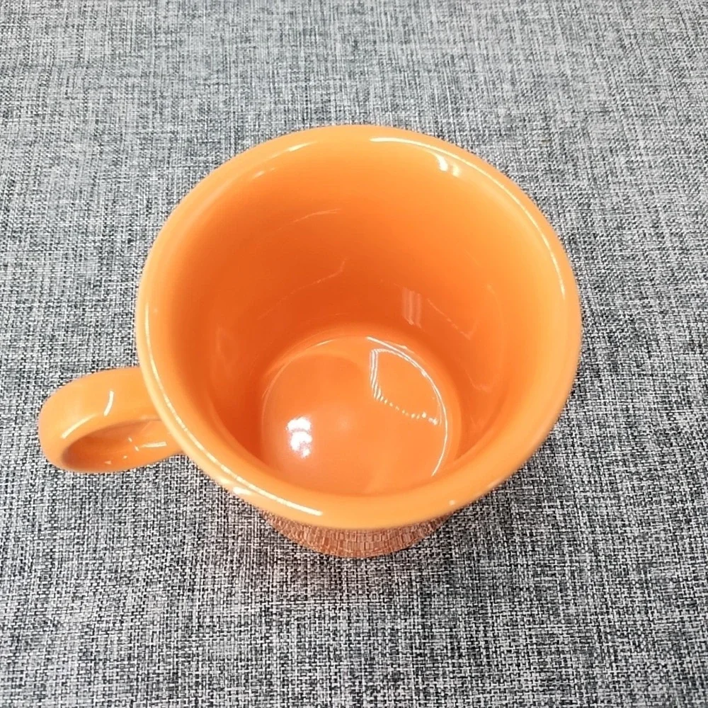 Fiesta Tangerine Orange Fruit Bowl 7 1/4